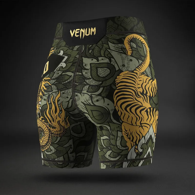 Women’s UFC Unrivaled by Venum Green Valentina Shevchenko Vale Tudo Short - Image 3
