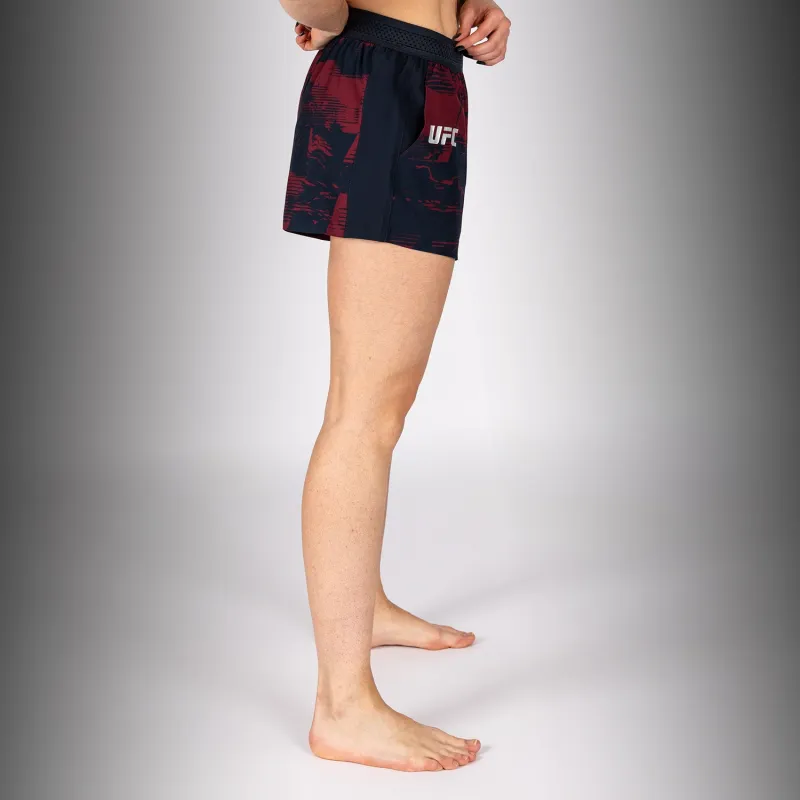 Women’s UFC Zenith by Venum Burgundy Authentic Fight Week Performance Short - Image 2