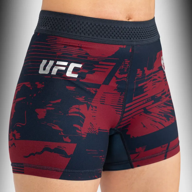 Women’s UFC Zenith by Venum Burgundy Authentic Fight Week Performance Vale Tudo Short - Image 4