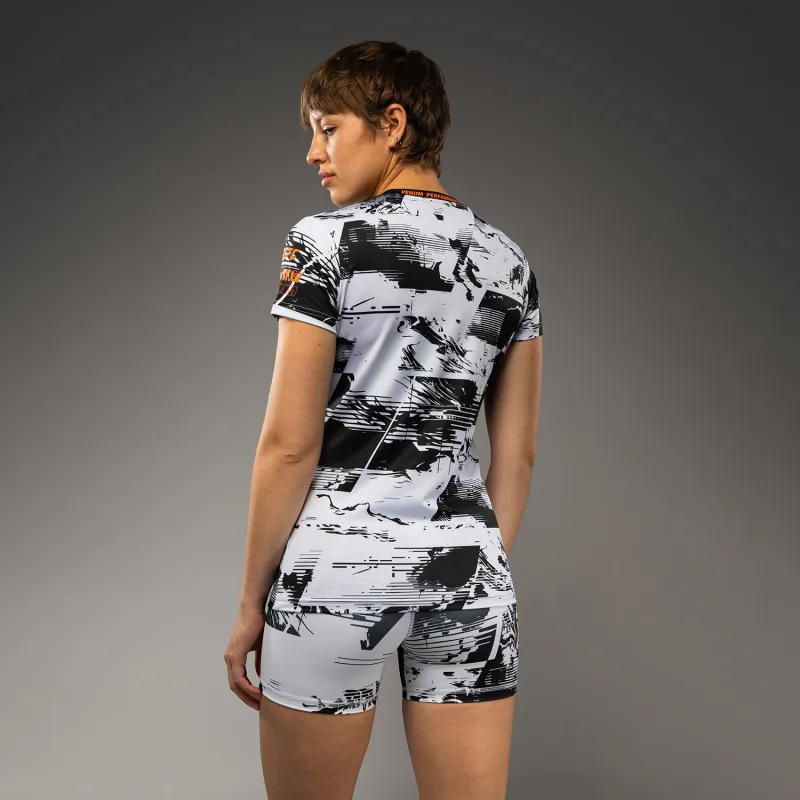 Women’s UFC Zenith by Venum White Authentic Fight Week Performance Short Sleeve T-Shirt - Image 3
