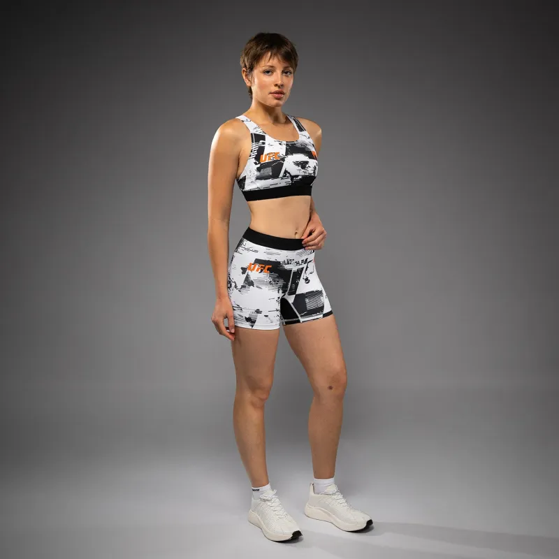 Women’s UFC Zenith by Venum White Authentic Fight Week Performance Vale Tudo Short - Image 3